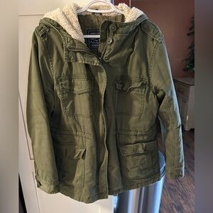 American Eagle Outfitters Olive Green winter Jacket